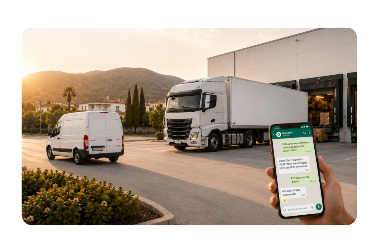 Guasapi WhatsApp empresarial para empresas de transporte