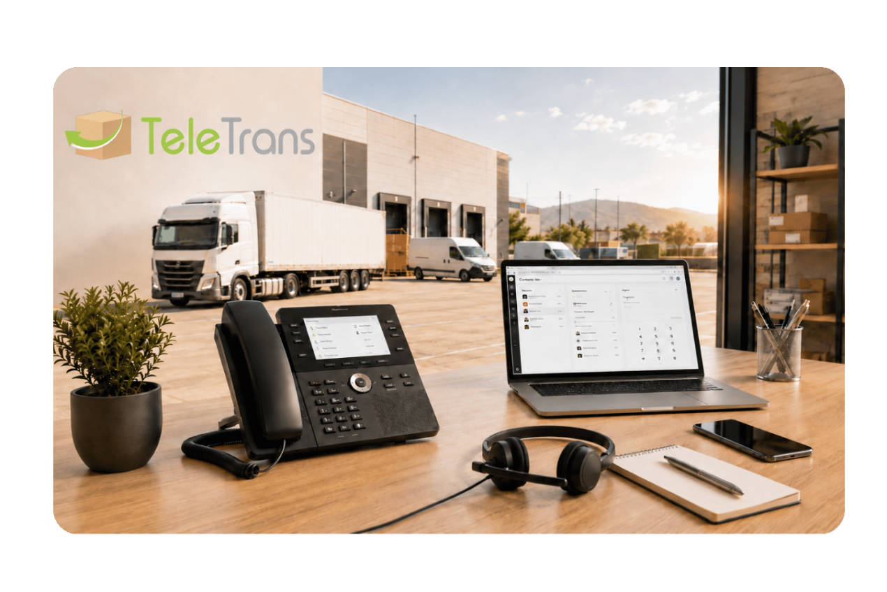 Centralita virtual para empresas de transporte, paquetería y logística